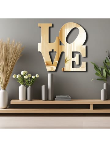 Wallity Lustro w kolorze żółtym - 48 x 47 cm