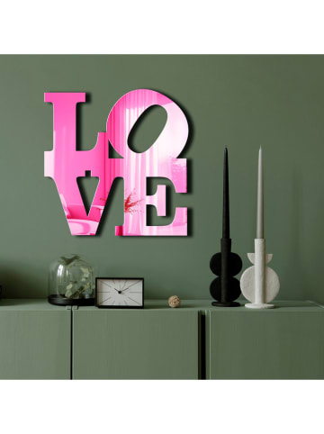 Wallity Spiegel roze - (L)48 x (B)47 cm