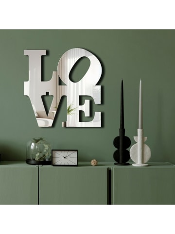 Wallity Spiegel zilverkleurig - (L)48 x (B)47 cm