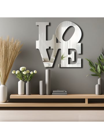 Wallity Spiegel zilverkleurig - (L)48 x (B)47 cm