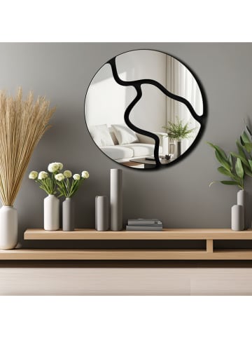 Wallity Spiegel zwart - Ø 48 cm