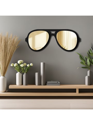 Wallity Lustro w kolorze czarno-żółtym - 28 x 70 cm