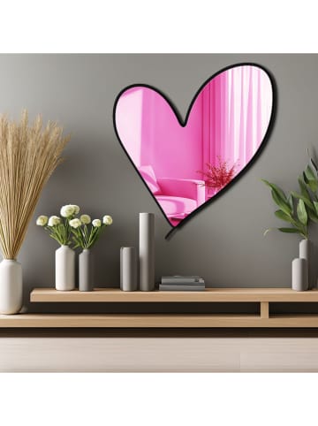 Wallity Spiegel roze - (L)48 x (B)43 cm