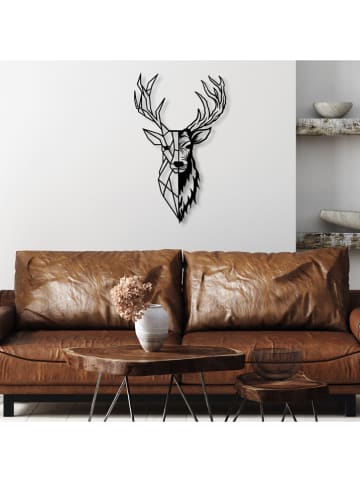 Wallity Wanddekor in Schwarz - (L)70 x (B)42 cm