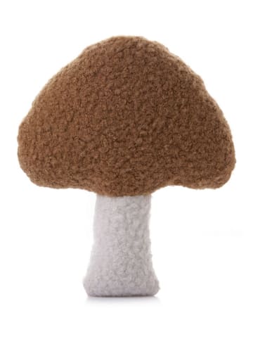 Wallity Kussen bruin/wit - (L)26 x (B)22 cm