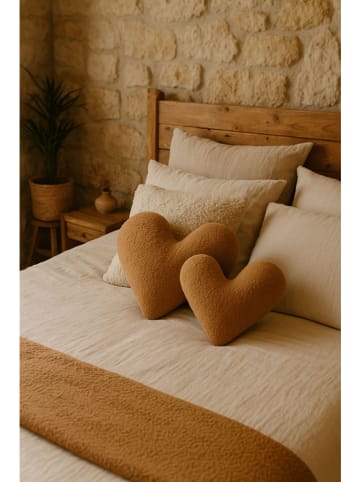 Wallity Poduszka w kolorze jasnobrązowym - 45 x 42 cm