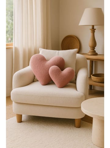 Wallity Kissen in Rosa - (L)38 x (B)33 cm
