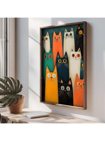 Wallity Gerahmter Kunstdruck - (L)47 x (B)35 cm