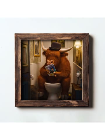 Wallity Gerahmter Kunstdruck - (L)16 x (B)16 cm