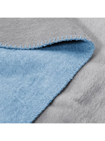Schiesser Wohndecke "Klara" in Hellblau