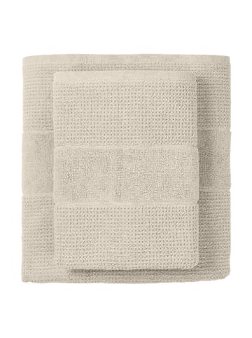 Schiesser 2er-Set: Duschtücher "Turin" in Beige
