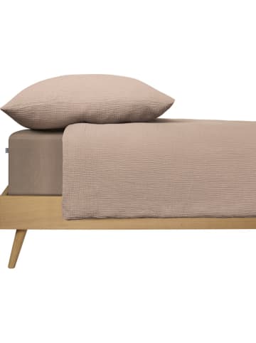 Schiesser Musselin-Bettwäsche-Set ''Elara'' in Beige