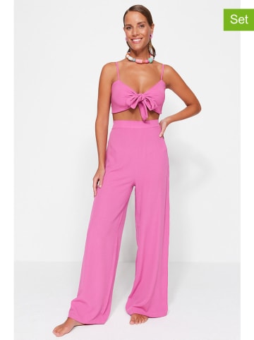 trendyol 2tlg. Outfit in Pink
