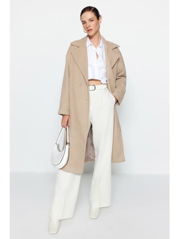 trendyol Płaszcz przejściowy w kolorze beżowym