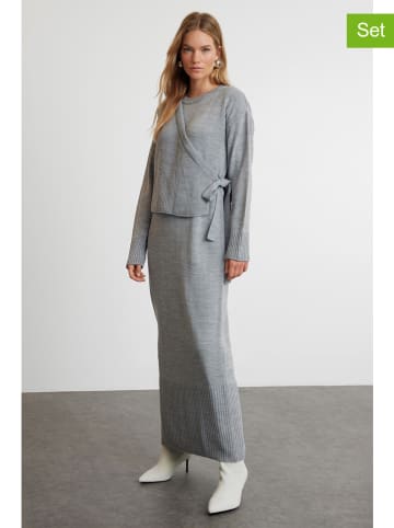 trendyol 2tlg. Outfit in Grau