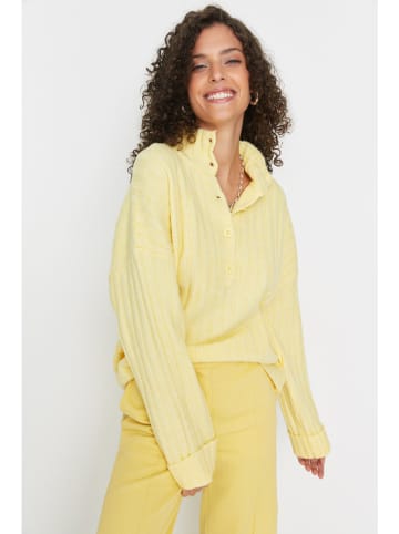 trendyol Sweter w kolorze żółtym
