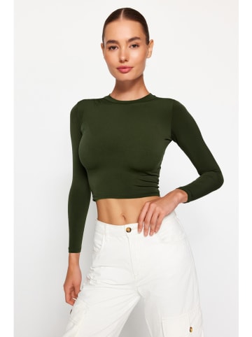 trendyol Longsleeve in Khaki