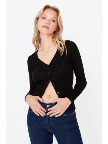 trendyol Kardigan w kolorze czarnym