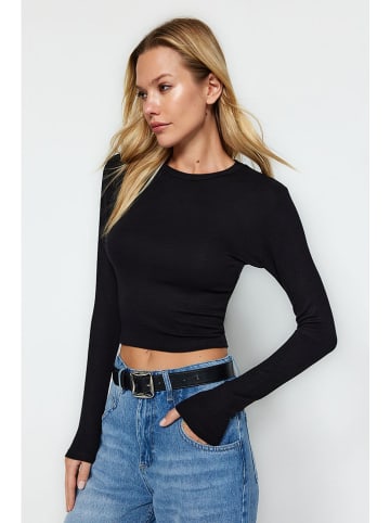 trendyol Longsleeve in Schwarz