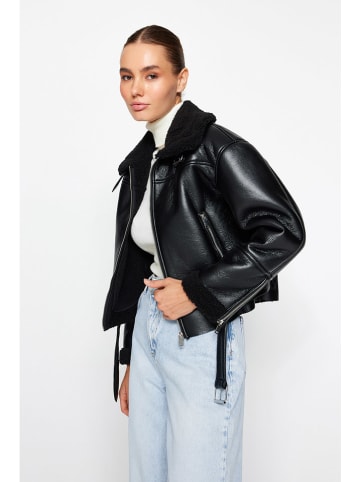 trendyol Kurtka przejściowa w kolorze czarnym