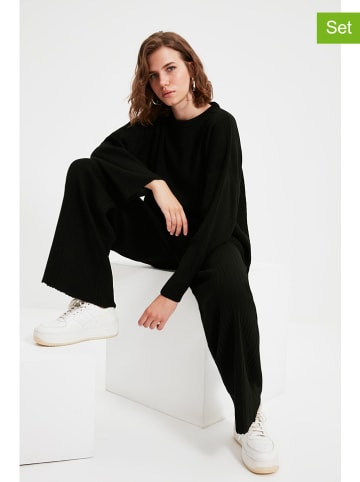 trendyol 2tlg. Outfit in Schwarz