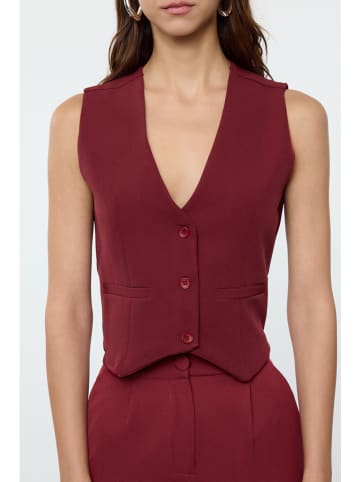 trendyol Anzugweste in Bordeaux