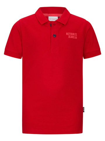 Retour Koszulka polo "Abram" w kolorze czerwonym