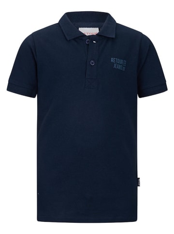 Retour Poloshirt "Abram" donkerblauw
