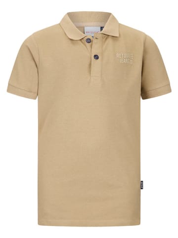 Retour Koszulka polo "Abram" w kolorze beżowym