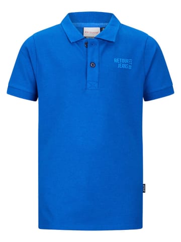 Retour Koszulka polo "Abram" w kolorze niebieskim