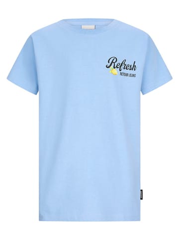 Retour Shirt "Raoul" lichtblauw
