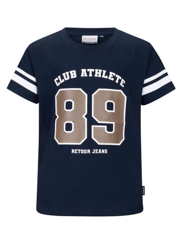 Retour Koszulka "Gidion" w kolorze granatowym