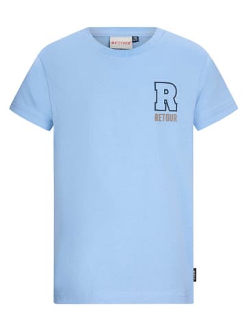 Retour Shirt "Benneth" lichtblauw