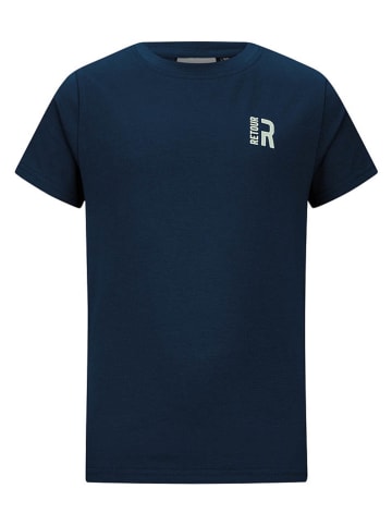 Retour Shirt "Arjan" donkerblauw