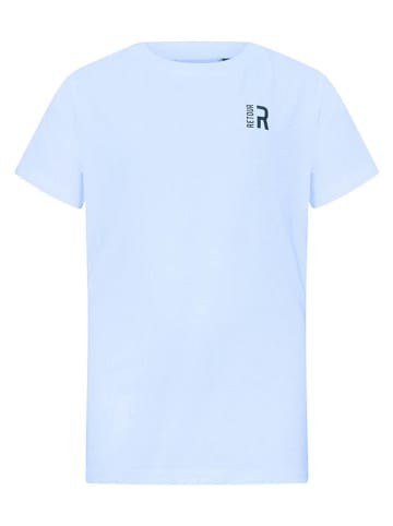 Retour Shirt "Arjan" lichtblauw