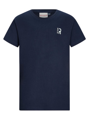 Retour Shirt "Leen" donkerblauw