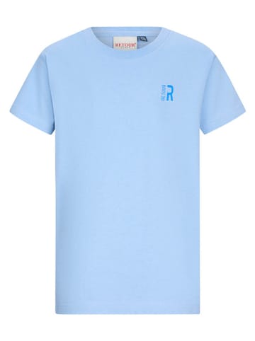 Retour Shirt "Leen" lichtblauw