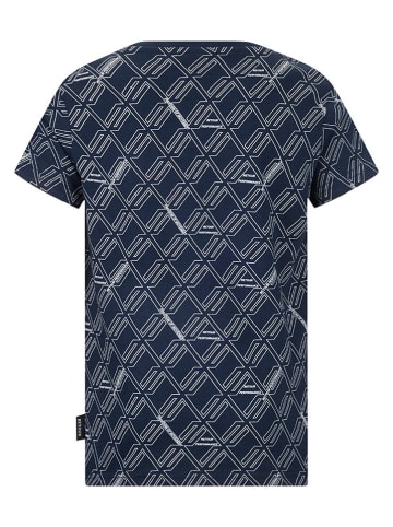 Retour Shirt "Kick" donkerblauw