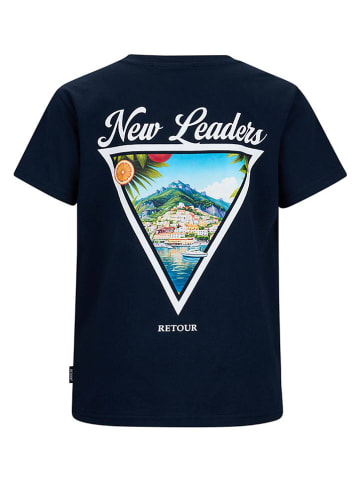 Retour Shirt "Geerten" donkerblauw