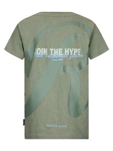 Retour Koszulka "Leandro" w kolorze khaki