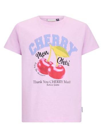 Retour Shirt "Nice" paars