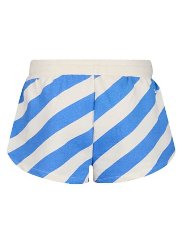 Retour Sweatshorts "Rouen" in Weiß/ Blau