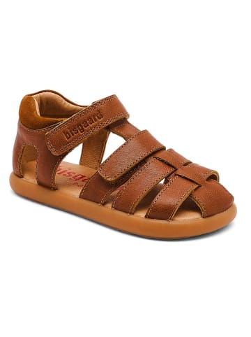 bisgaard Leder-Halbsandalen "Ryle" in Hellbraun