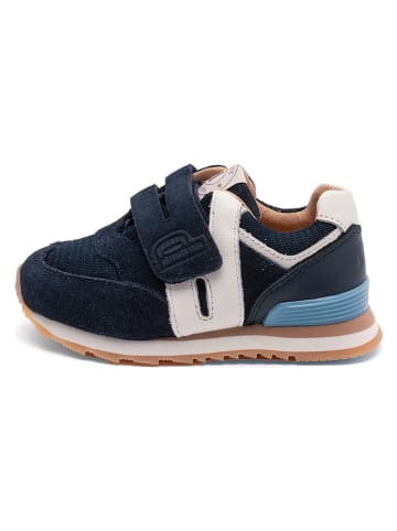 bisgaard Leder-Sneakers "Winston" in Dunkelblau