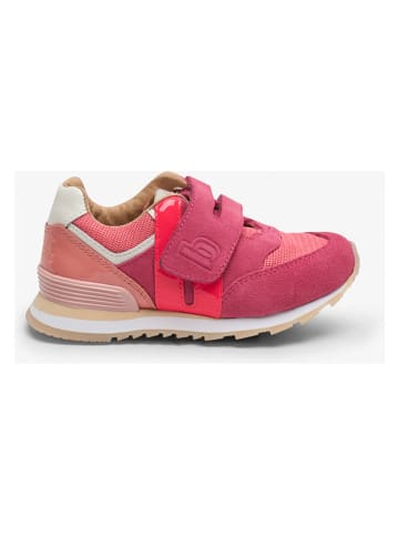 bisgaard Skórzane sneakersy "Winston" w kolorze różowym