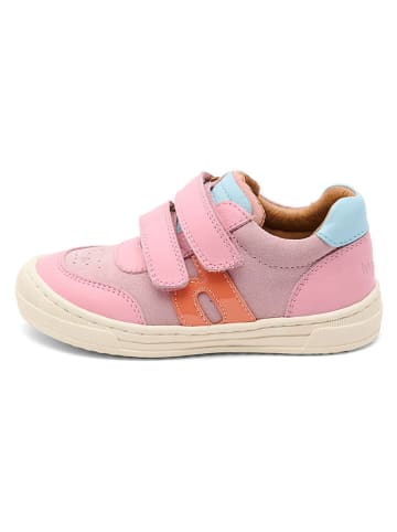 bisgaard Leder-Sneakers "Rob" in Rosa