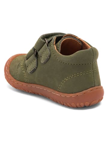 bisgaard Leder-Barfußschuhe "Hale" in Grün