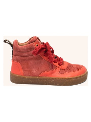 bisgaard Leder-Sneakers "Lisva" in Rot