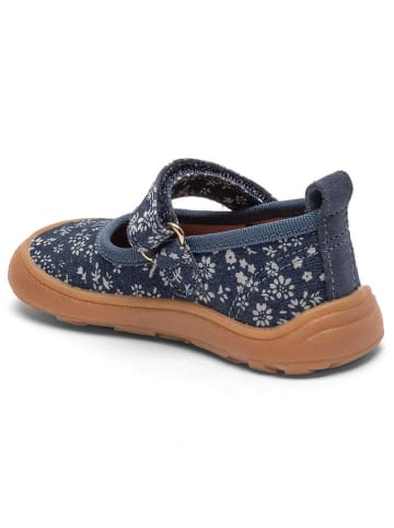 bisgaard Ballerinas in Dunkelblau/ Weiß