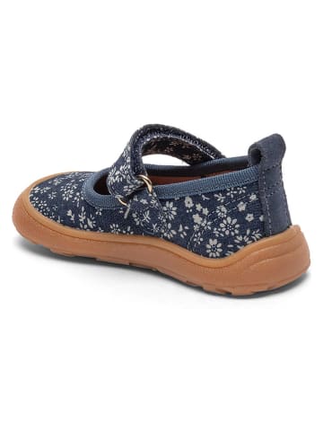 bisgaard Leren pantoffels donkerblauw